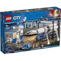 Lego city 60229 le transport de la fusee
