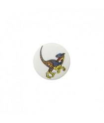 Bouton Dinosaure Polyester à queue 15mm - Prym Velociraptor Multicolore