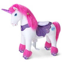Cheval Porteur Enfant Modele Y licorne rose