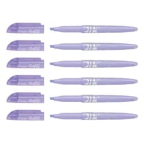 Surligneur effaçable pointe biseautée 3,3 mm - PILOT - Violet pastel - Frixion Light Soft