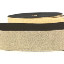 Elastique métal 40mm rose doré au mètre