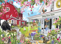 Puzzle 500 pièces - Spring Green farm - Bluebird Puzzle