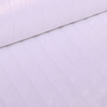 Tissu Doudoune matelassé rayé Blanc