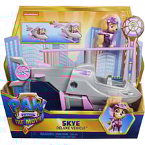 Pat patrouille le film : stella avec son helicoptere transformable - figurine chien - vehicule de luxe - paw patrol - spin master - 20134761