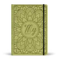 Notebook relié - Matcha - 150 x 210 mm - Made in France