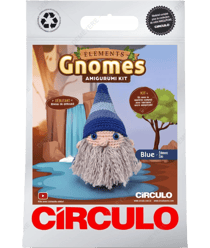 Kit Amigurumi Círculo – Gnome Élément “Eau” : un kit débutant complet Bleu