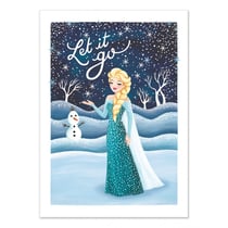 Affiche 30x40 cm - Frozen - Nour Tohme