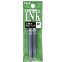 Cartouches - Encre Verte - Recharge - Pack de 2 - Calligraphie - Platinum