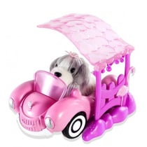 Zhu zhu puppies - voiture et station - vehicule de jeu - giochi preziosi - 81159