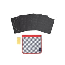 Pochette 5 ardoises lettres et chiffres - Jouet créatif et éducatif