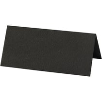 Marque-Places - 9 x 4 cm - Noir - 20 pcs