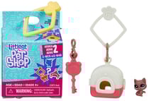 Littlest petshop collection surprise série 2 : chaton n° 2-b30 + habitat + accessoire - hasbro - e2875