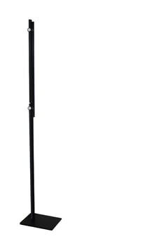 LUMILIGHT Lampadaire LED double bras à éclairage direct noir