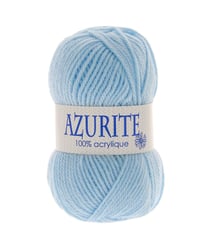 Pelote à tricoter AZURITE de Distrifil - Laissez votre créativité briller à petit prix ! - certifié Oeko-Tex 3036 Bleu ciel