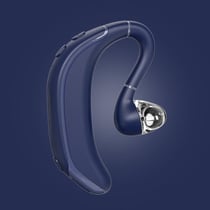 Ecouteurs Bluetooth Stéréo HIFI Confortables Avec Rotation 360° Et Autonomie 20h Bleu YONIS