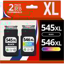 PG545 / CL546 XL - Pack 2 cartouches Canon 545/546 compatibles Pixma MG2450 TS3050 - 123CONSOMMABLES