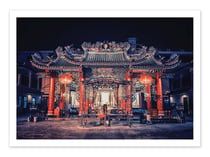 Affiche 50 x 70 cm -  Chinese temple - Manjik Pictures