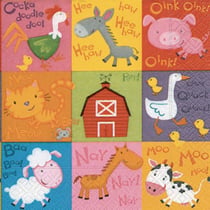 PQT 20 SERVIETTES OLD MCDONALD'S FARM