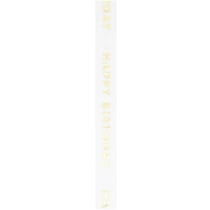 Masking tape Happy Birthday doré