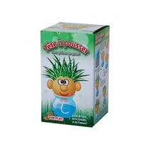 Tete d'herbe a pousser monsieur gazon - plante bonhomme cheveux - kit jardinage enfant