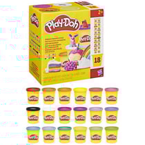 Play-Doh Pack de 18 pots imagination, loisirs créatifs de pâte a modeler pour enfants, dès 2 ans