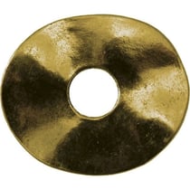 MégaCréa - Anneau donut ovale métal 40x35 mm Bronze
