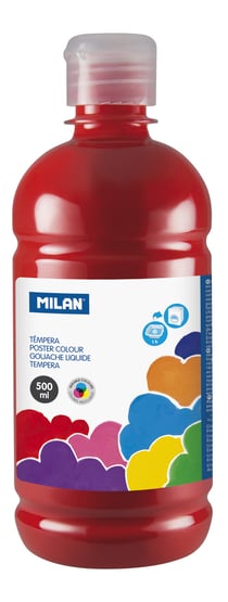 Bouteille gouache 500 ml vermillon