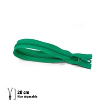 Fermeture éclair Z53 - moulée 6mm Non séparable - 20 cm