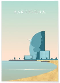 Poster Barcelone 2 | A3 : 29,7x42cm