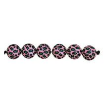 5 perles acid leo rose Ø 16 mm
