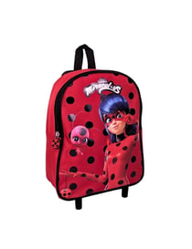 Sac à dos à roulettes Mybagstory - Rouge - Miraculous - 1 compartiment