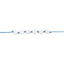 165 Perles rondes 5 x 7 mm - blanc