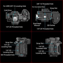 SMALLRIG 4975 Black Mamba Cage for Canon EOS R5 Mark II