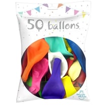 Lot de 50 Ballons Multicolores - Ø 23 cm
