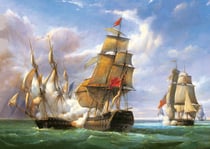 Puzzle 3000 pièces - Navires : La bataille de Trafalgar - Castorland