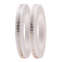 2 masking tapes fins mois & jours