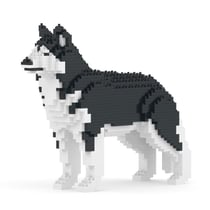 Chien Husky noir Taille standard | JEKCA | 14 ans et +