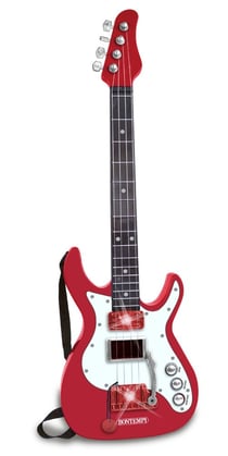Guitare rock electronique effets lumineux - bontempi - 241300b - jouet musical