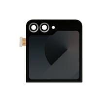 Samsung Vitre arrière pour Samsung Galaxy Z Flip 6 avec Écran Externe Original Argent