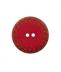 Bouton graphique 2 trous 23 à 28mm - Prym 28 Rouge fonce