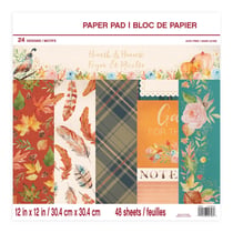 Bloc de 48 feuilles Hearth & Harvest Craft SMITH