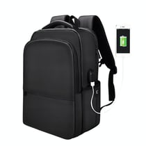 Sac À Dos Ordinateur Imperméable USB Grande Capacité Pour PC Portable 15 Pouces Noir YONIS