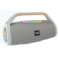 Enceinte Bluetooth Portable Sans Fil Avec Microphones Et Lumières LED Gris YONIS