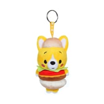 Peluche - Peluche Little Corgi Cuties 12 cm : Porte-clés Corgi - Burger
