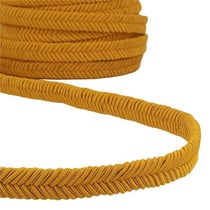 Bobine 15m Galon chevrons Moutarde 15mm