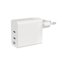 Xtrememac Chargeur Secteur 2 USB-C Power Delivery 65W Ultra Rapide Blanc