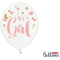 6 Ballons It's a Girl