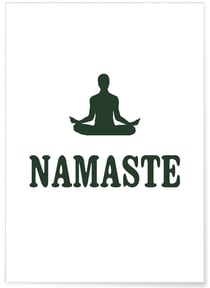 Affiche 'Namasté' | A3 : 29,7x42cm