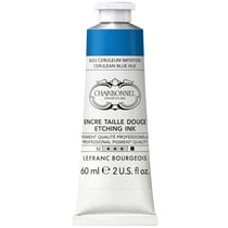 Encre taille douce - Pour la gravure - Bleu Céruléum - 65 - Charbonnel - Tube 60ml