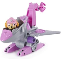Pat patrouille stella et son avion + dinosaure mystère - figurine chien - paw patrol dino rescue